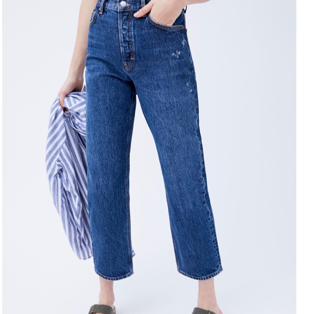 Urban Outfitters BDG Premium High-Waisted Dad Jean Dark Wash